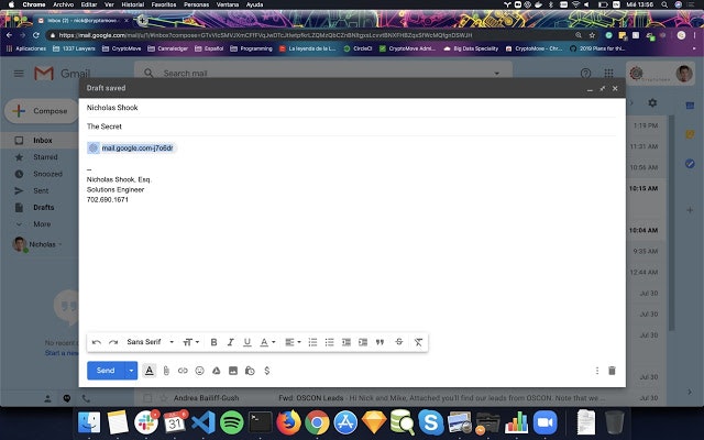 CryptoMove Chrome Browser Extension gallery image