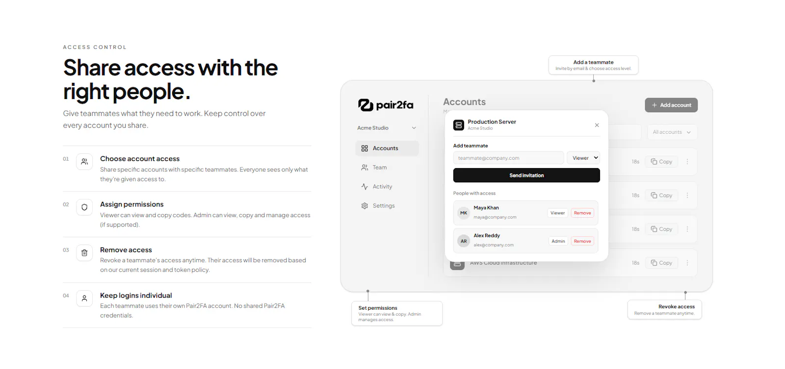 Pair2FA screenshot 3