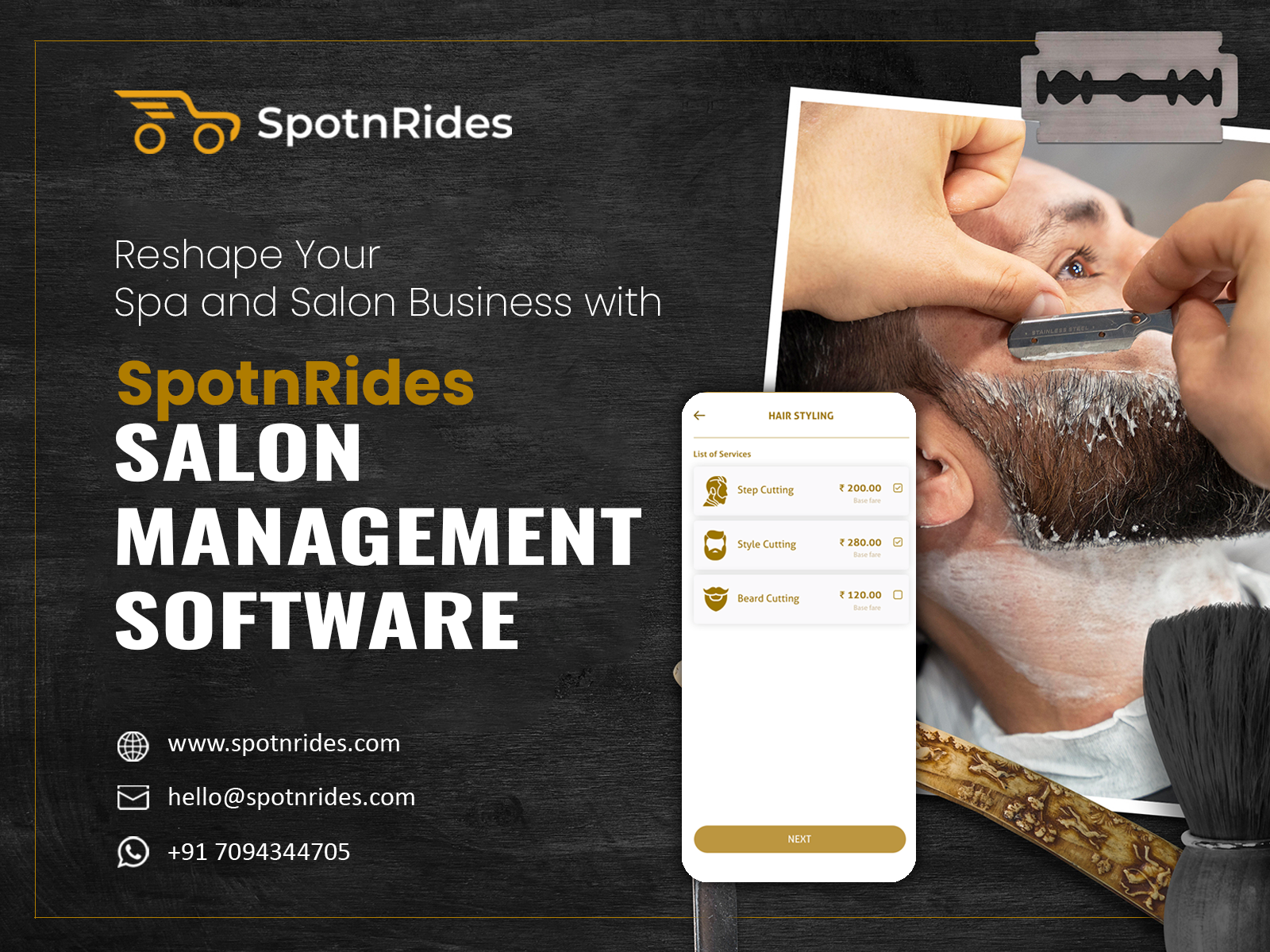 Salon Management Software - SpotnRides gallery image