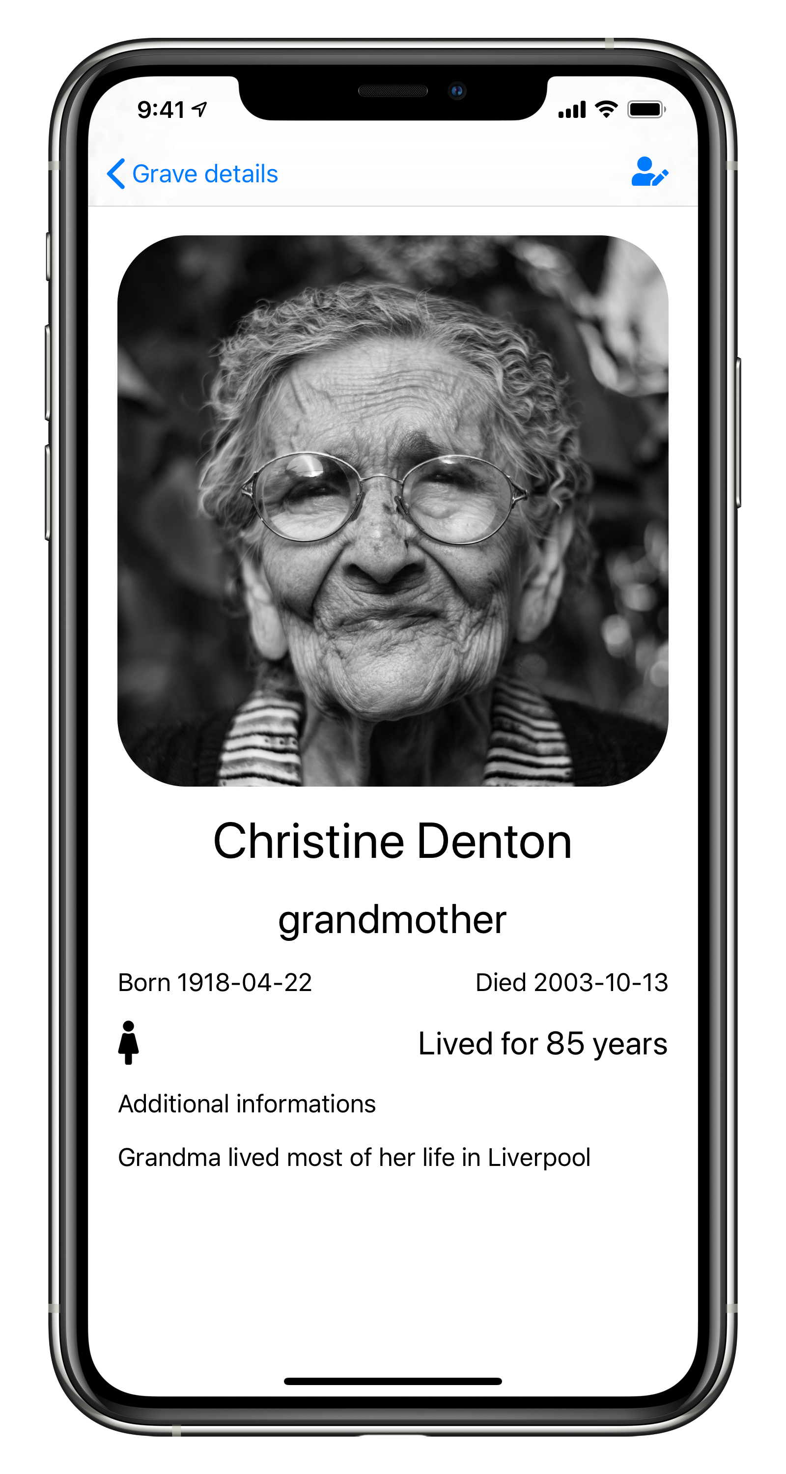 Family Graves Map gallery image