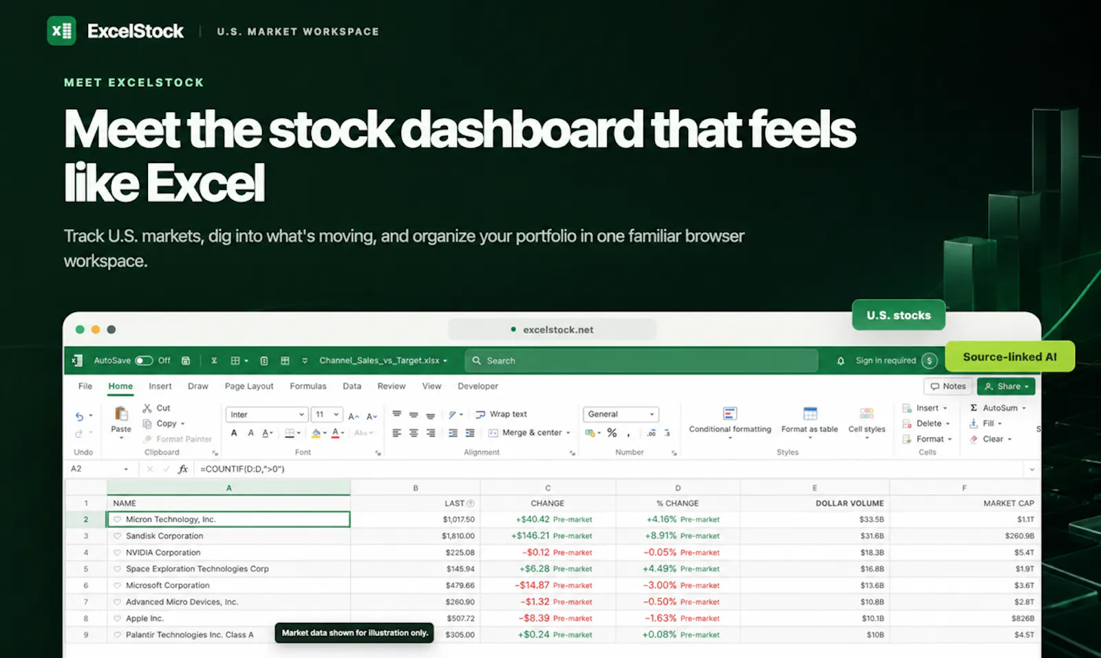 ExcelStock screenshot 2