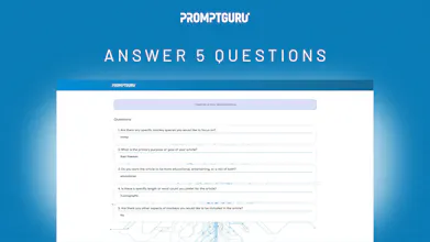 PromptGuru - Amazing Prompt Generator gallery image