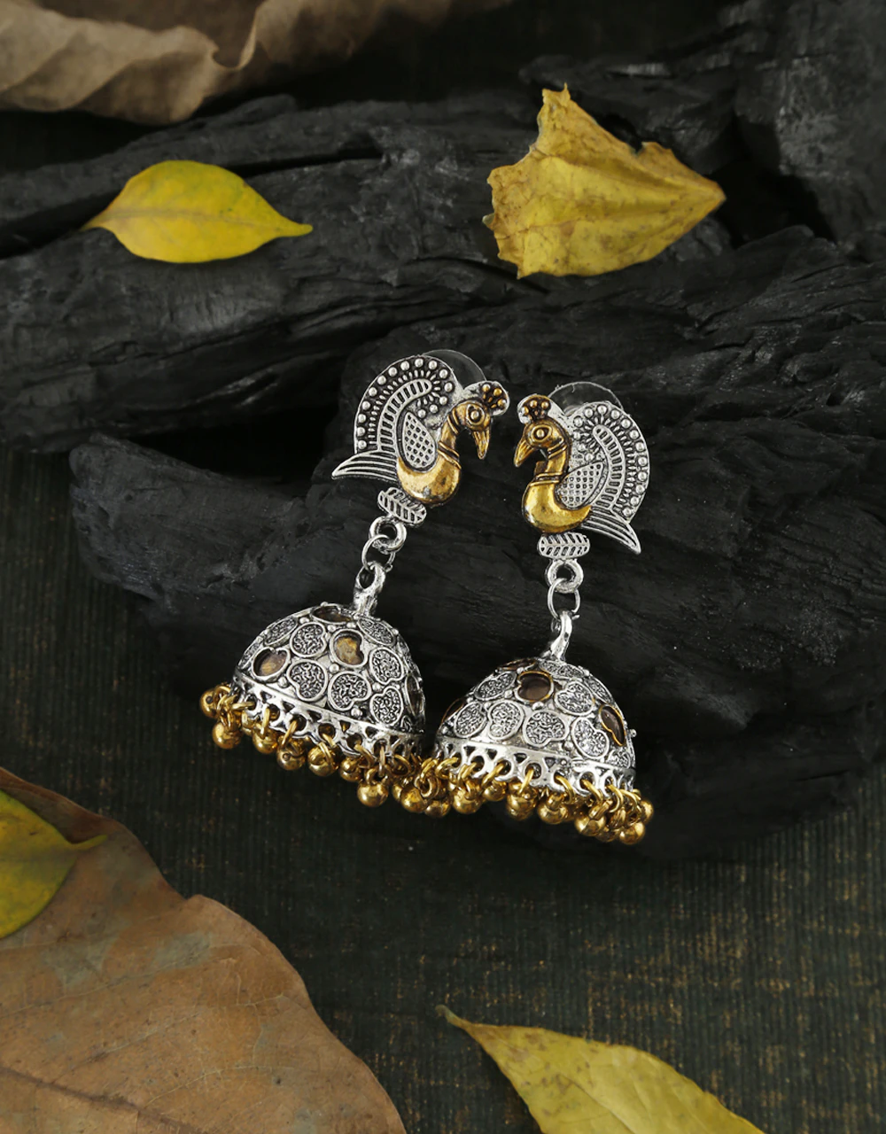 oxidised earrings