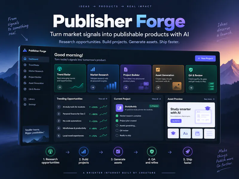 Publisher Forge screenshot 1