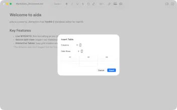 aida — Native Markdown Editor for macOS gallery image