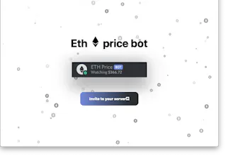 Eth Price Discord Bot gallery image