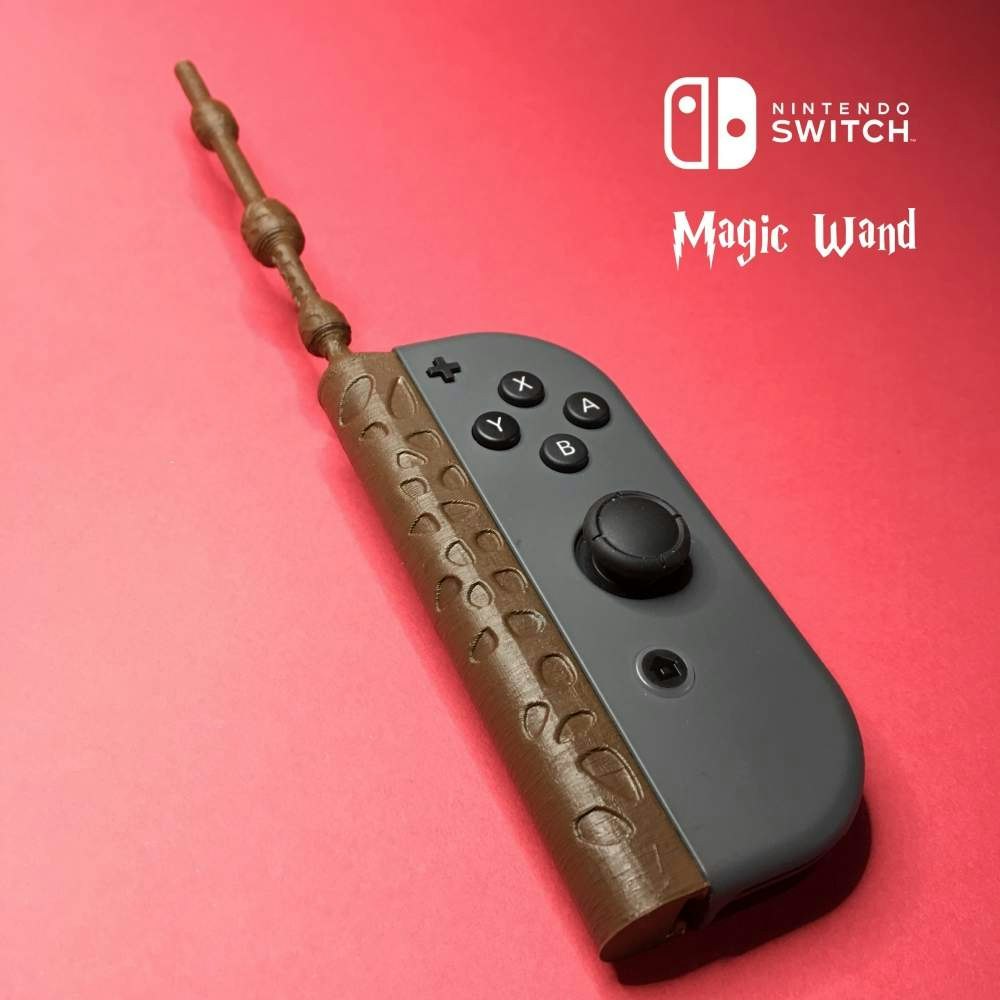 3D Printed "Elder Wand" Attachement for the Nintendo Switch