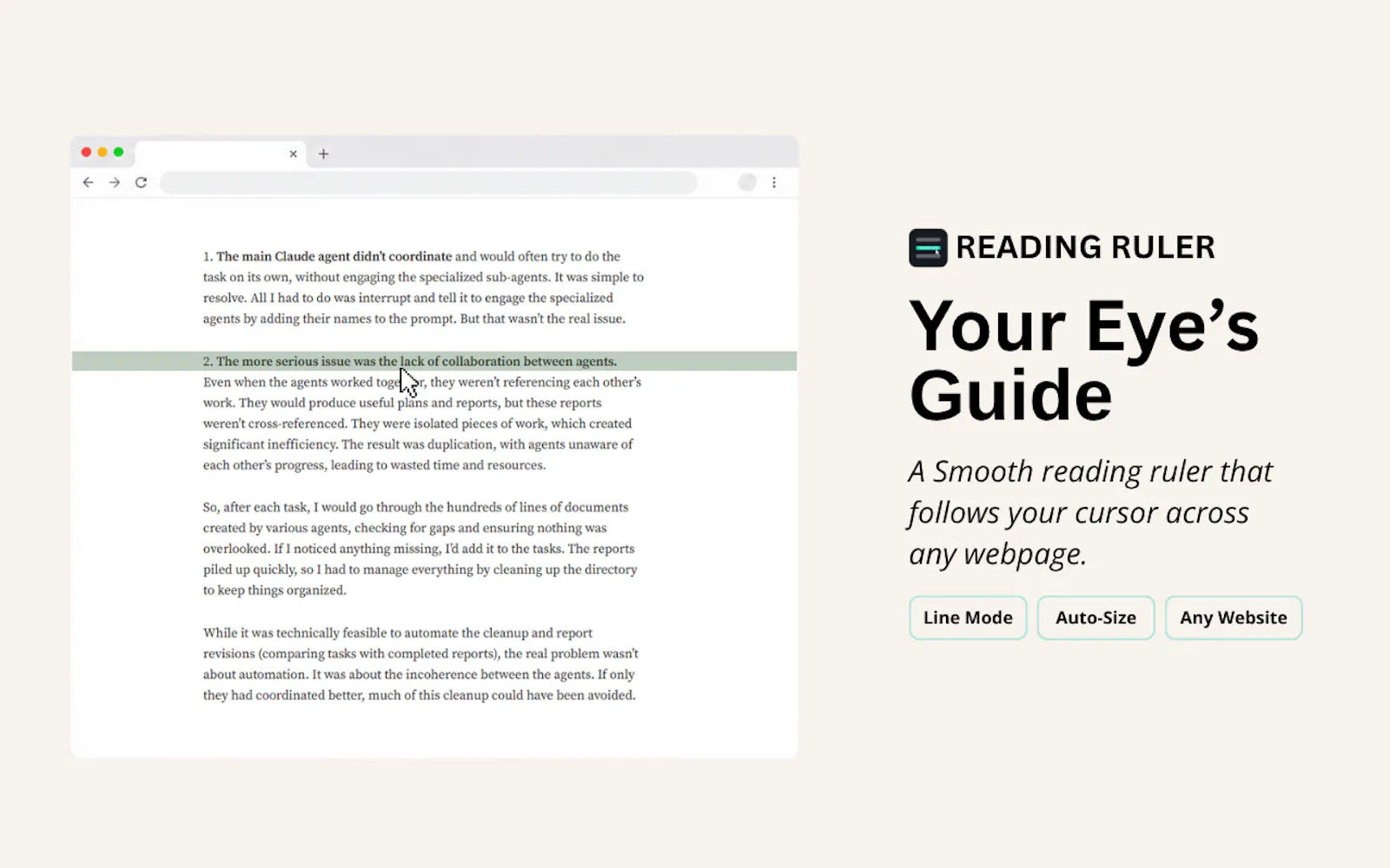 FocusLine – Reading Ruler & Line Reader screenshot 1