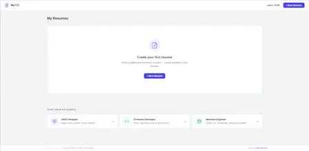 Free and Private Resume Builder gallery image