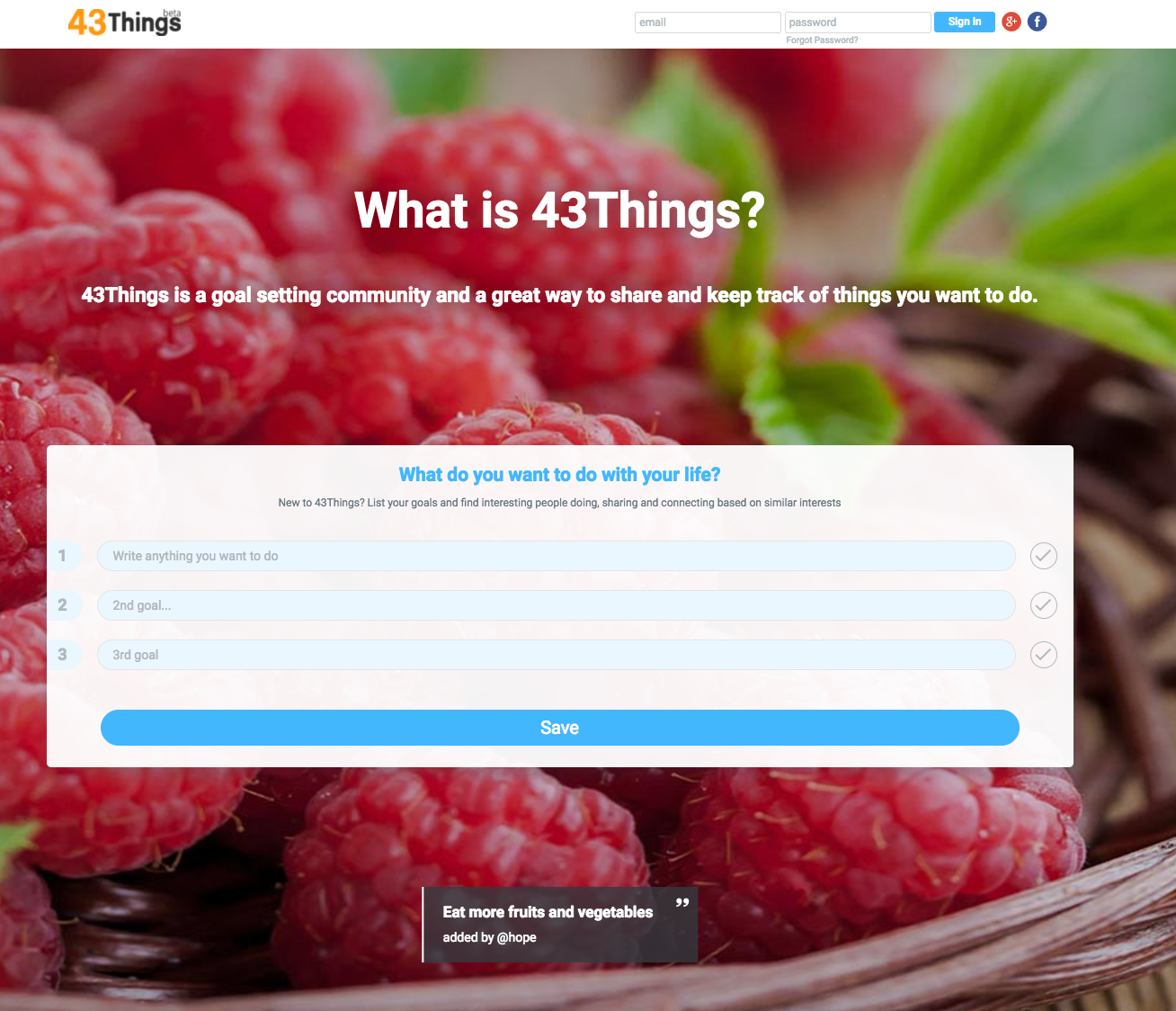 43Things gallery image