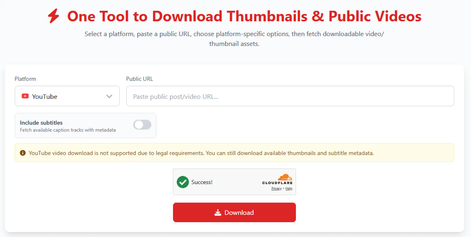 Thumbnail & Public Video Downloader screenshot 2