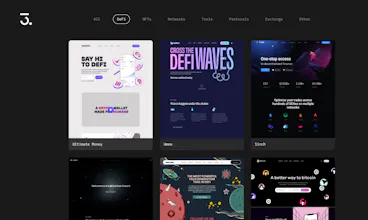 Web3 Landing pages gallery image