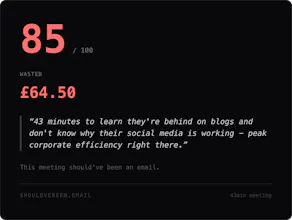 ShouldvBeen.Email gallery image