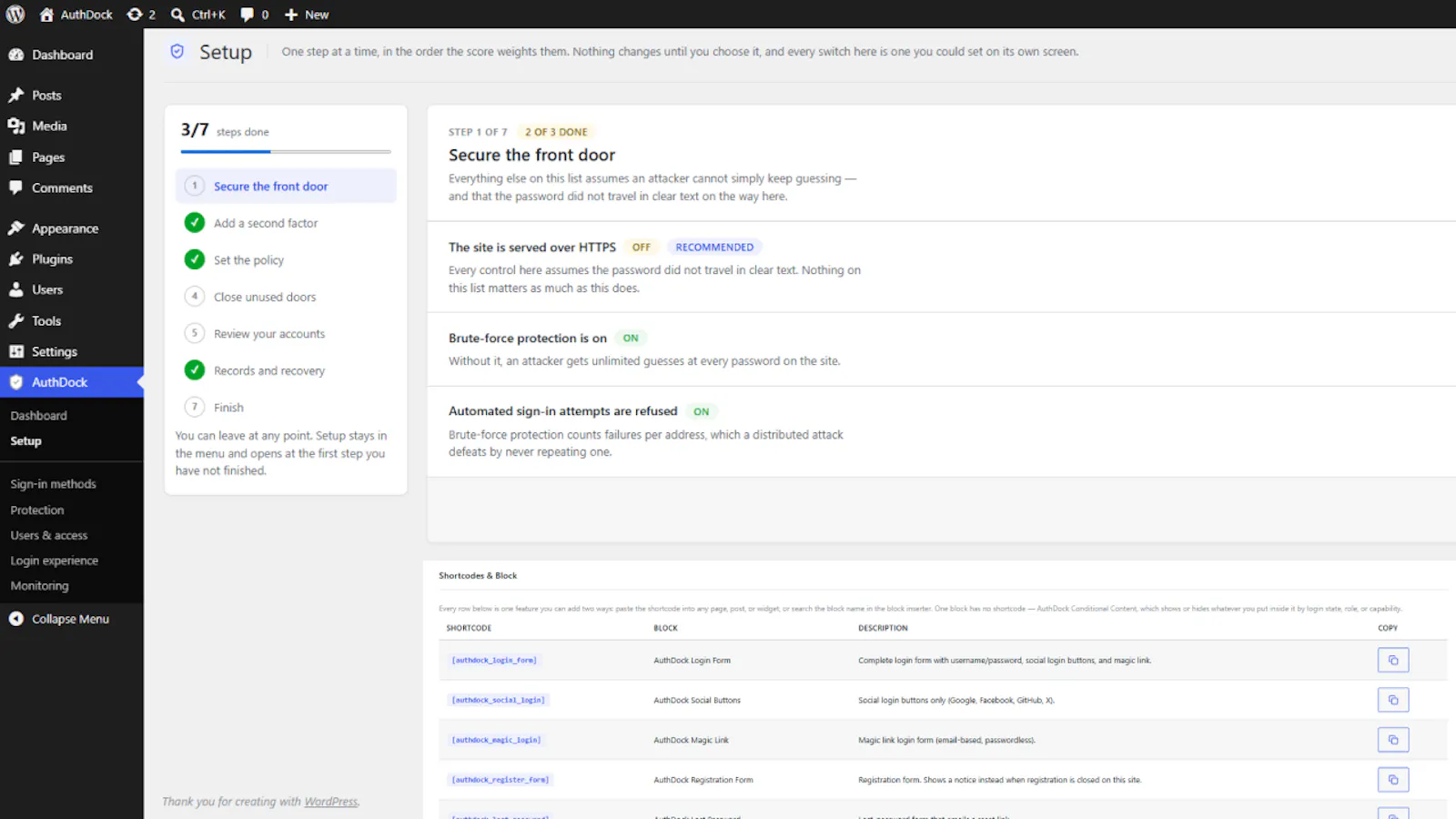 AuthDock screenshot 7