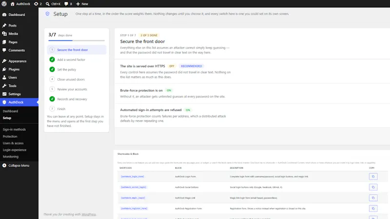 AuthDock screenshot 7