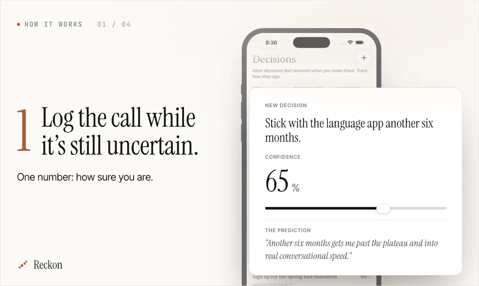Reckon screenshot 2