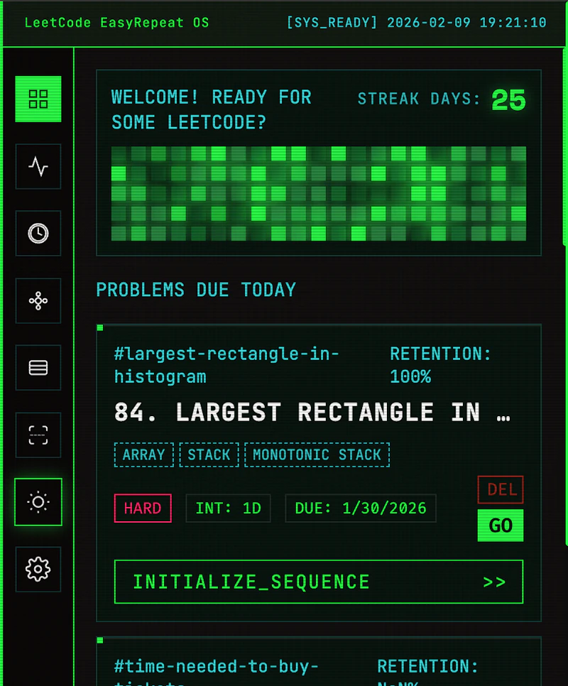 LeetCode EasyRepeat screenshot 2
