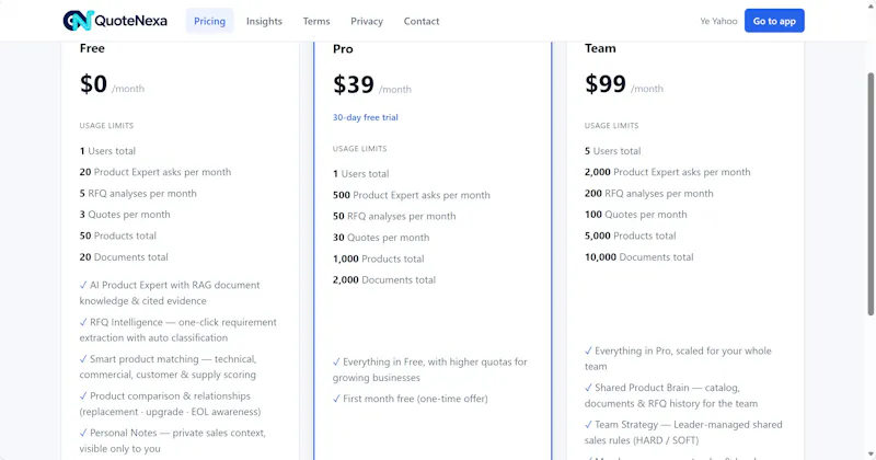 QuoteNexa screenshot 4