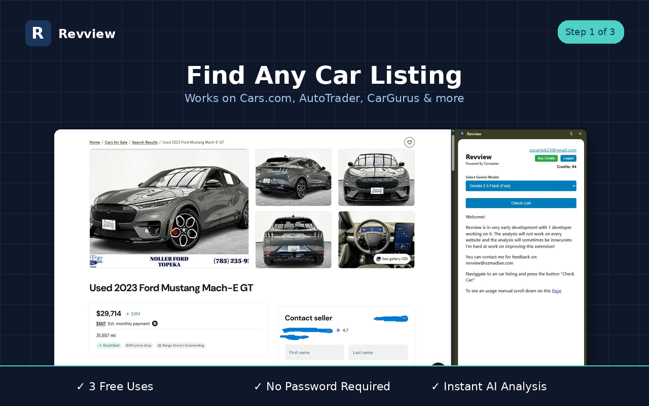 Revview - Screenshot 2 showing product features and functionality