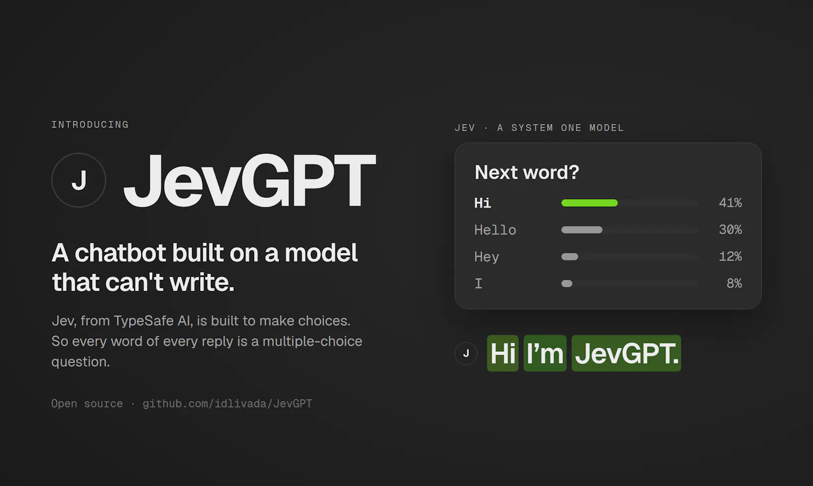 JevGPT screenshot 2