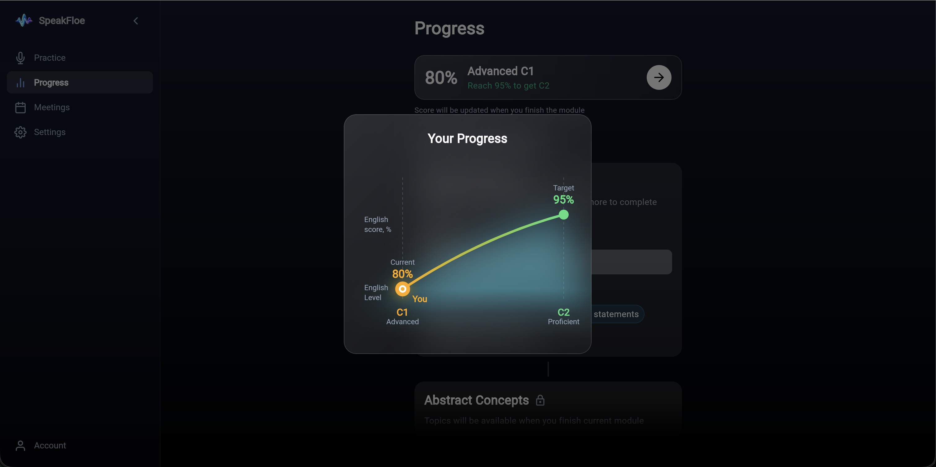 Speakfloe - Main product screenshot demonstrating key features and user interface