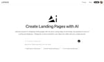 AI-Powered Landing Page Generator image
