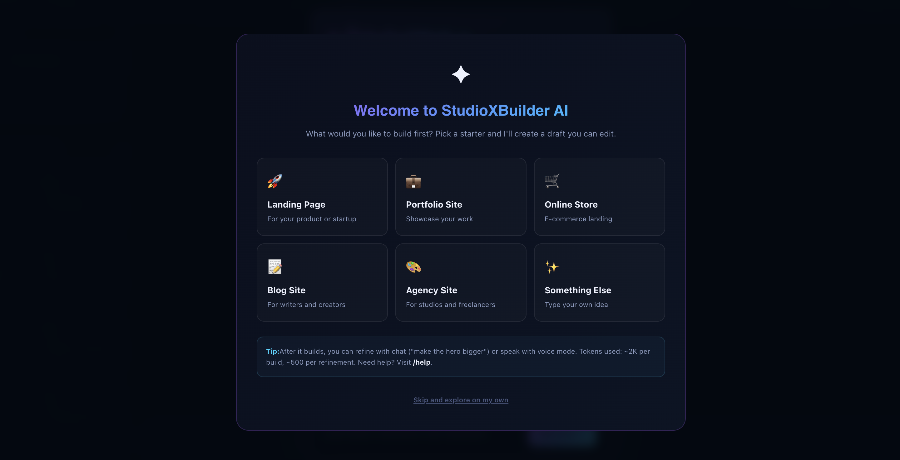 StudioXBuilder gallery image