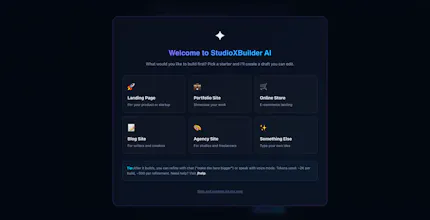 StudioXBuilder gallery image