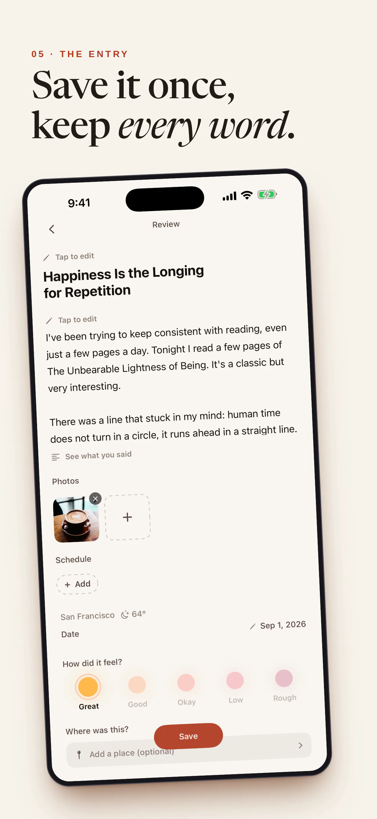 Nanari: AI Voice Journal gallery image