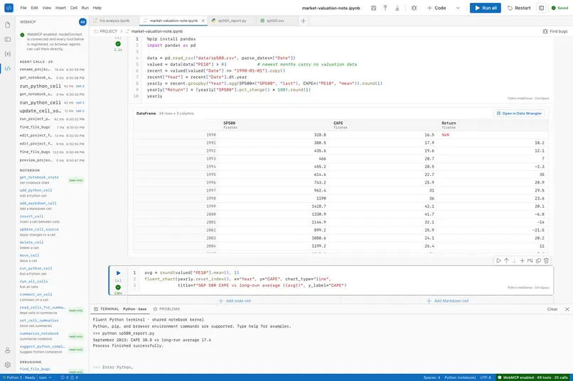 Fluent Notebook — Python in your browser gallery image