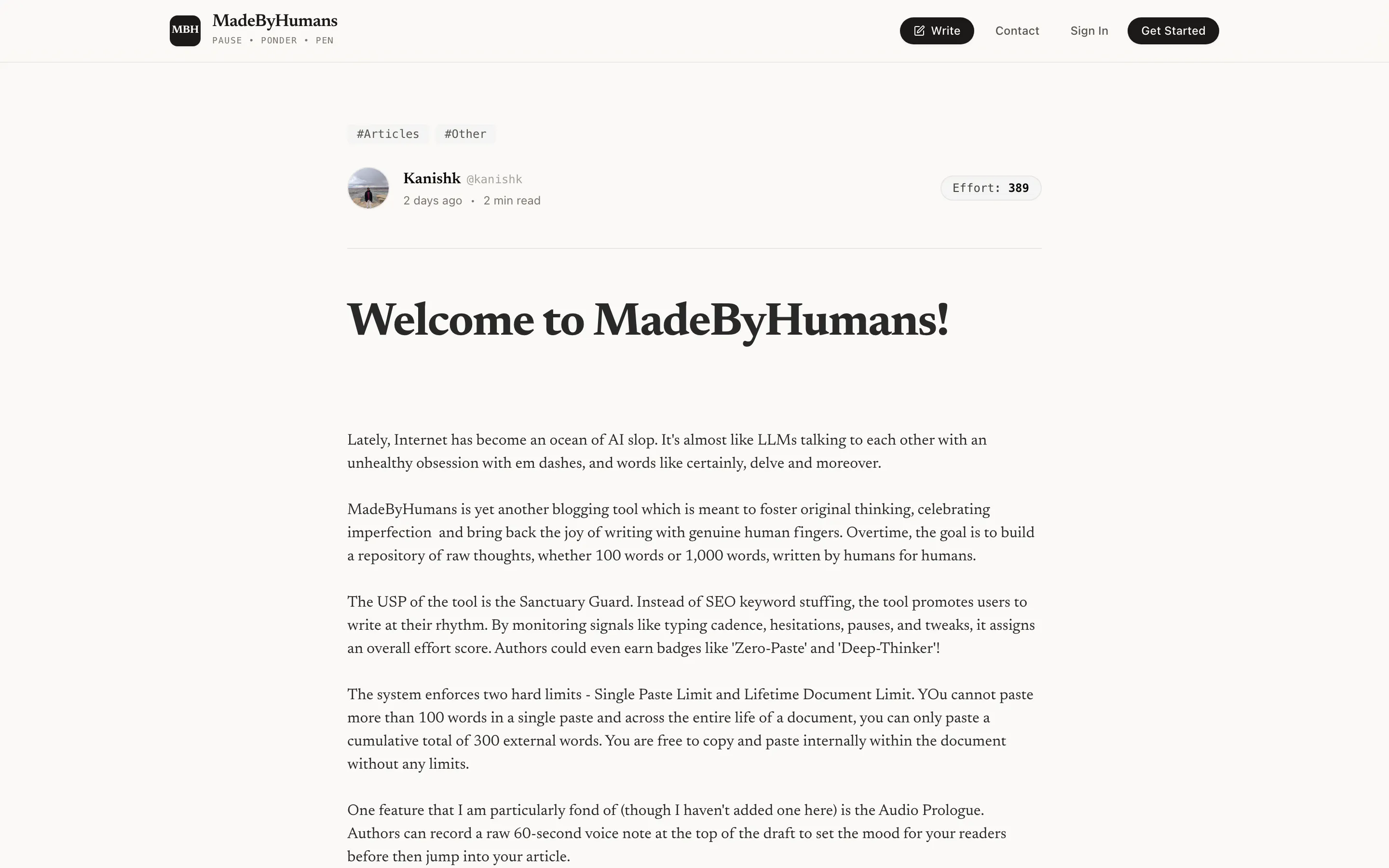 MadeByHumans gallery image