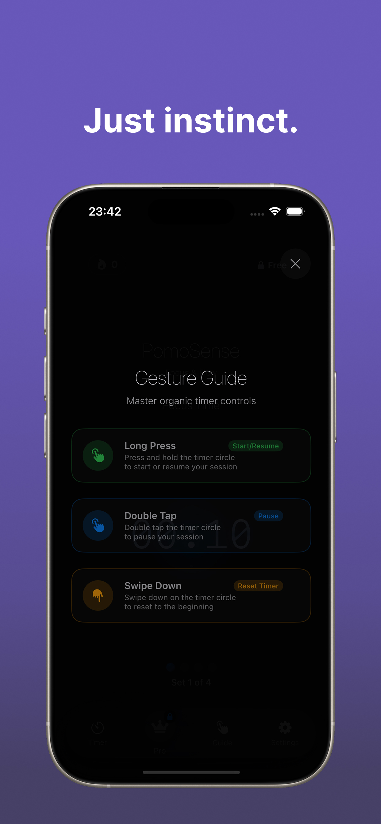 PomoSense - Screenshot 3 showing product features and functionality