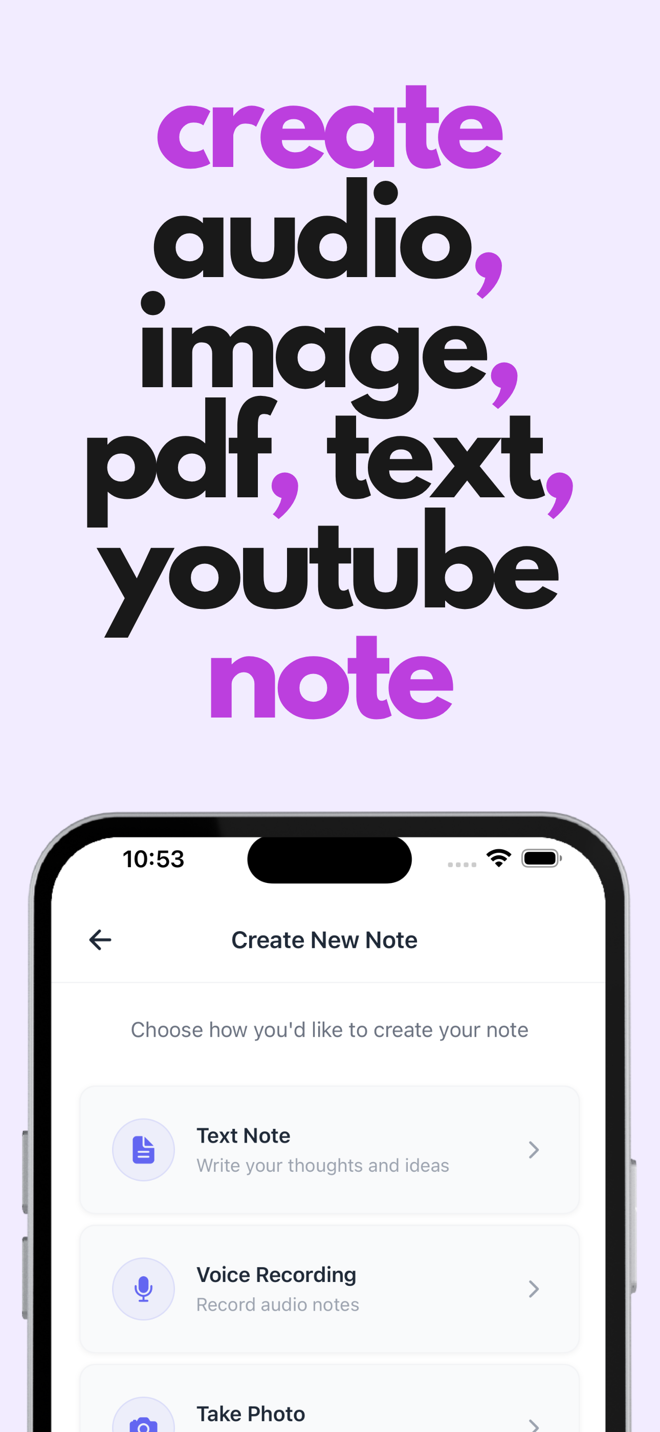 ThunderNotes - AI Note Taker gallery image