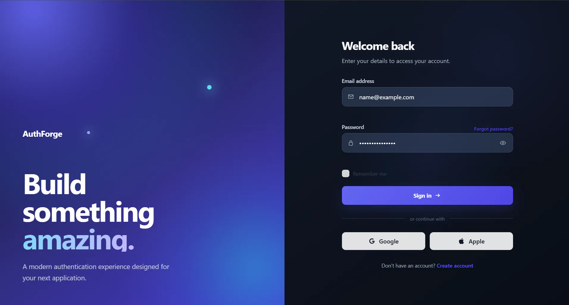AuthForge Aurora gallery image