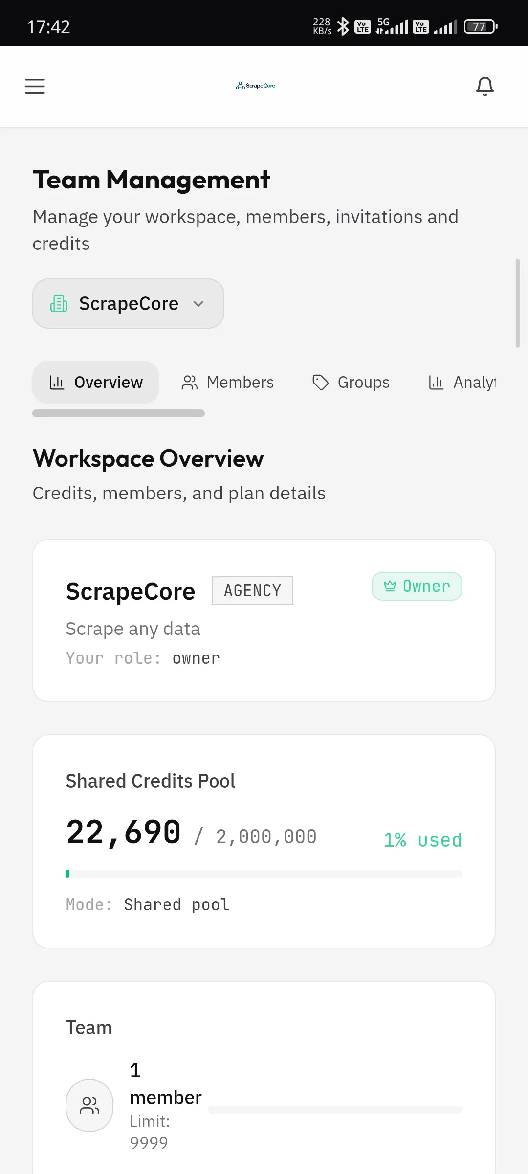 ScrapeCore gallery image