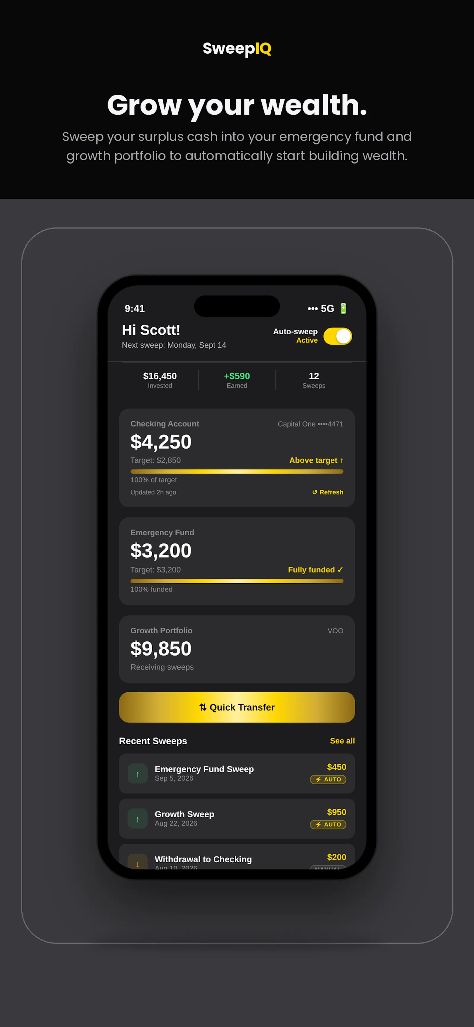 SweepIQ screenshot 2