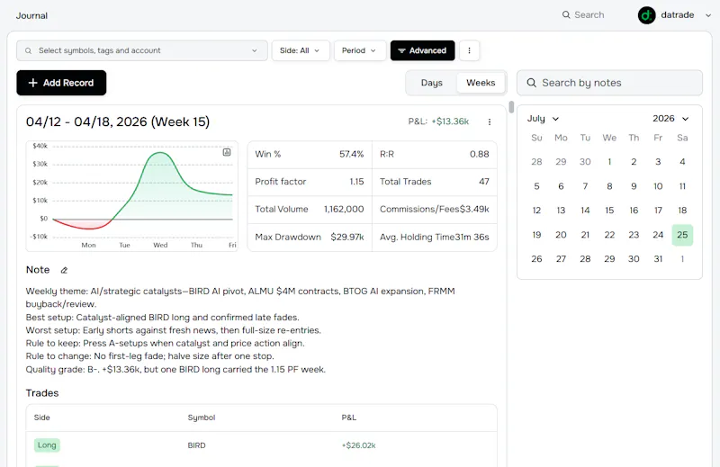 Datrade screenshot 9