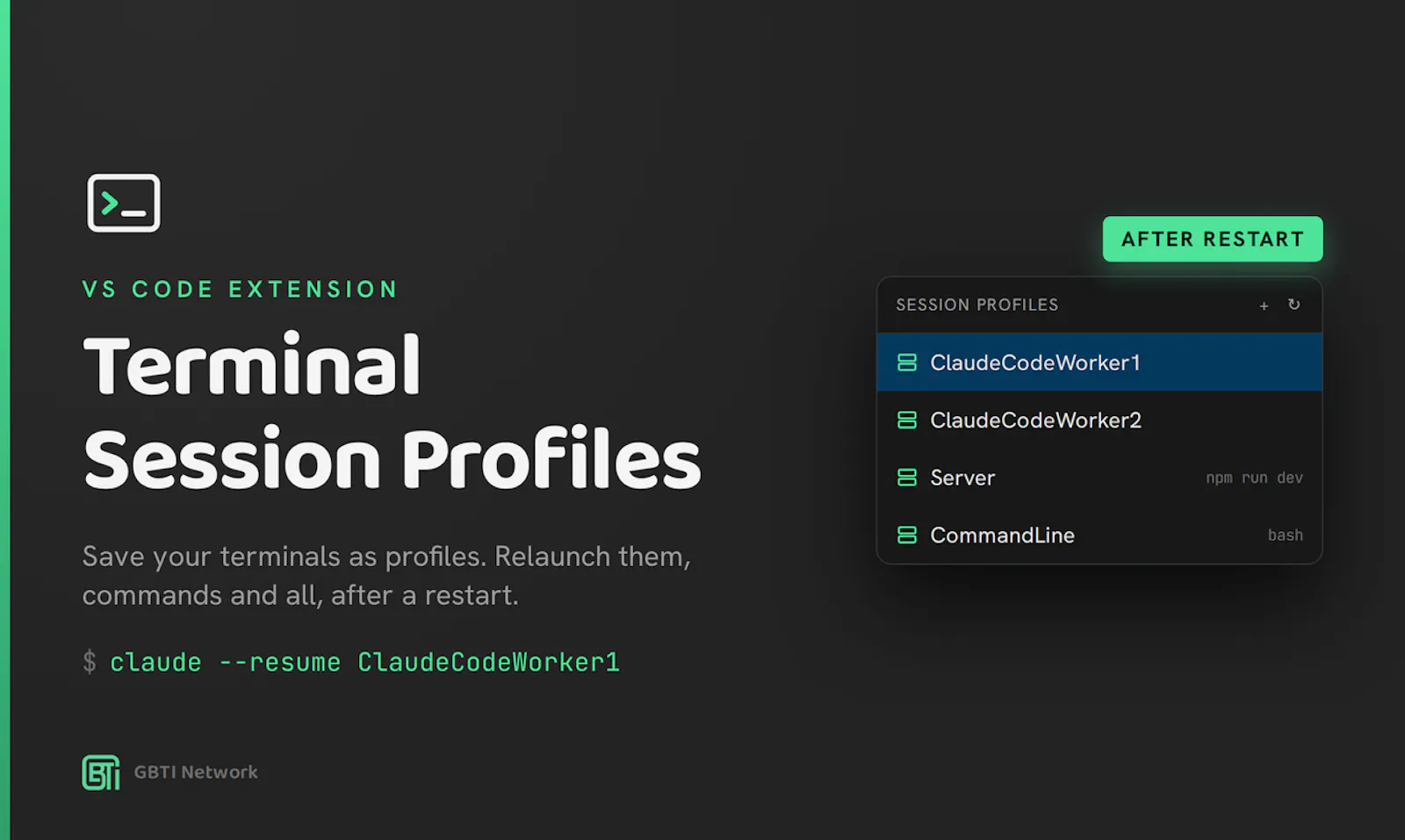 Terminal Session Profiles screenshot 2