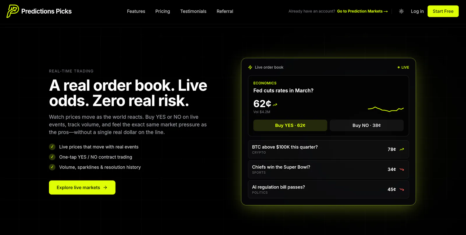Predictions Picks screenshot 2