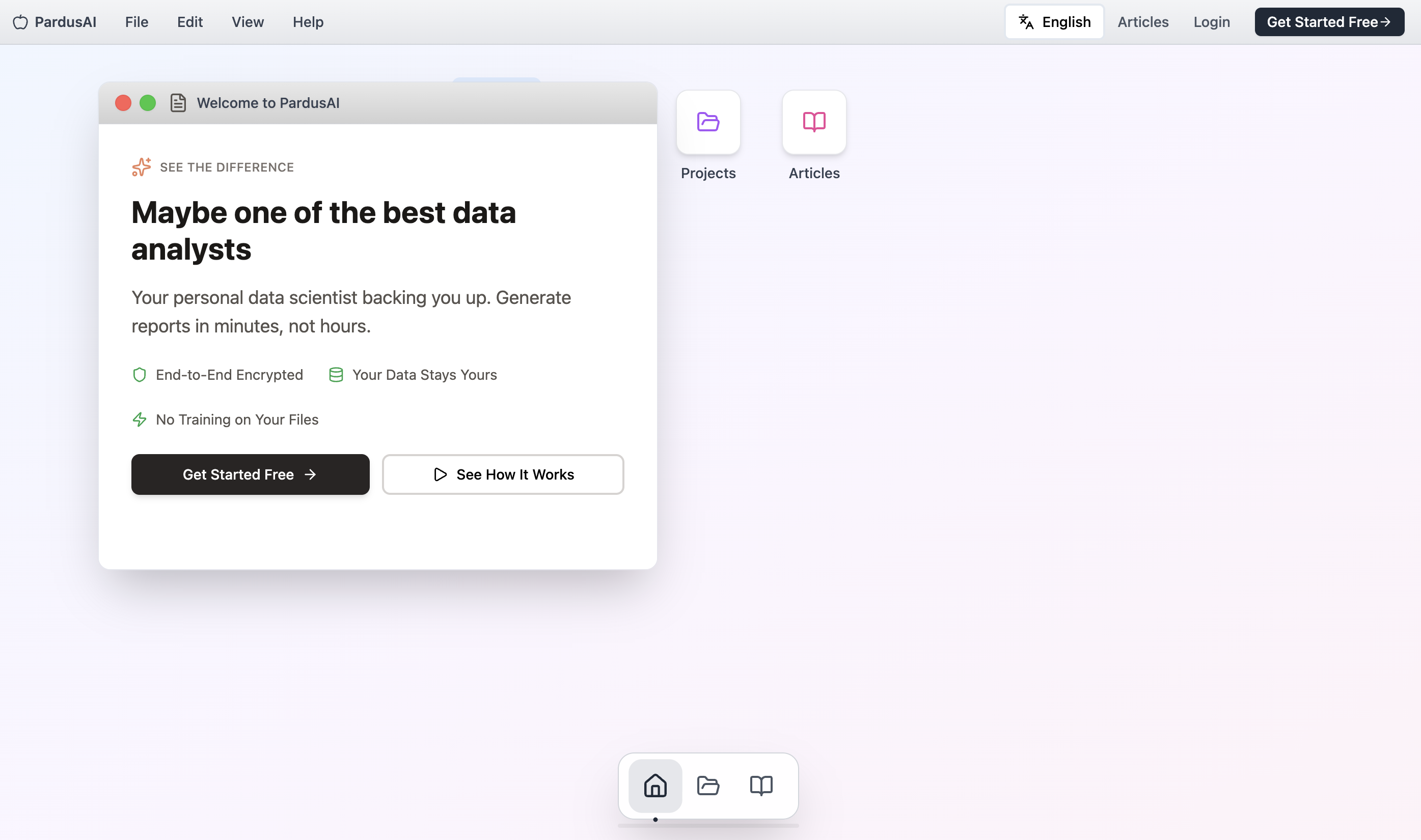 Paruds AI - Main product screenshot demonstrating key features and user interface