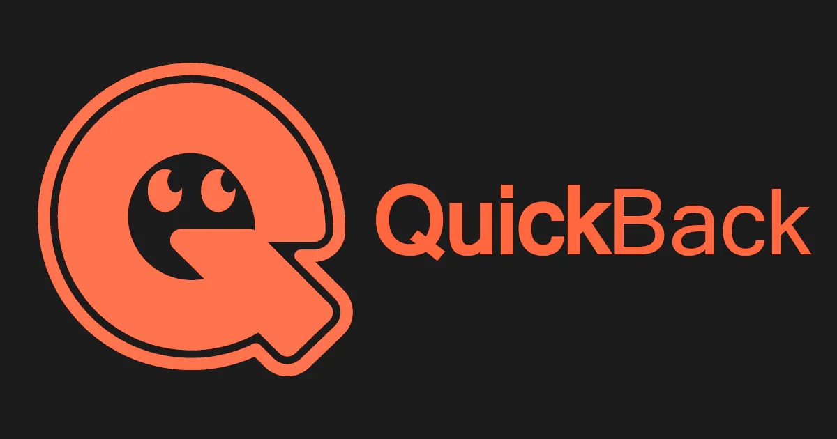 QuickBack 제품 배너
