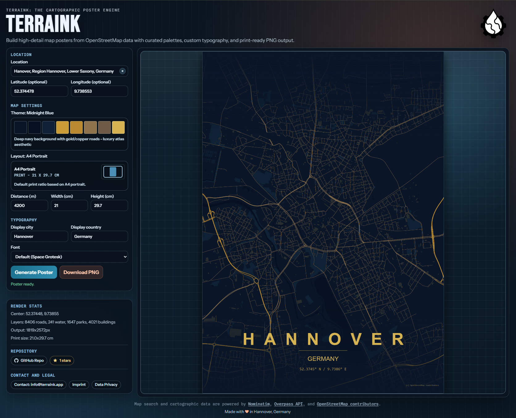 TerraInk - Screenshot 4 showing product features and functionality