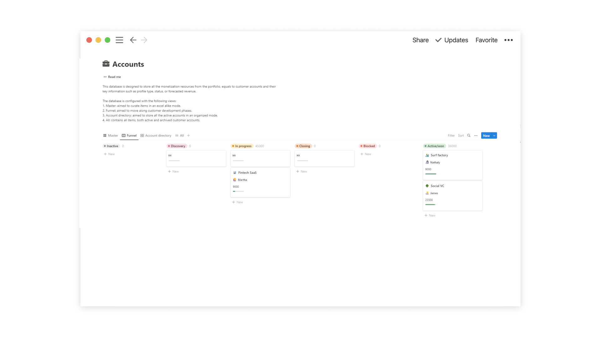 Configuración del proyecto de noción media 5