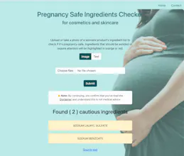 Pregnancy Safe Ingredient Checker gallery image