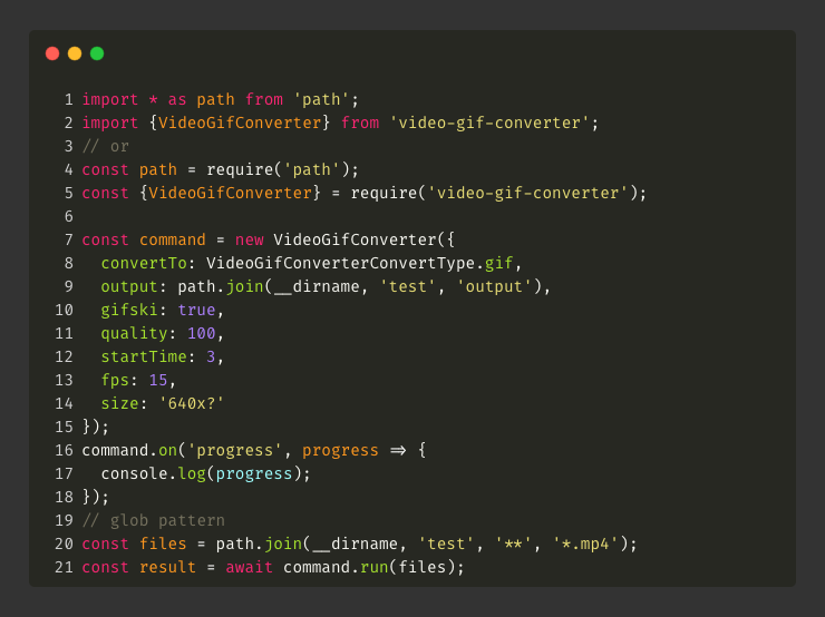 Média vidéo-convertisseur - Vidéo de GIF et Convertisseur Viceversa Utilisation de FFMPEG et GIFSKI 1