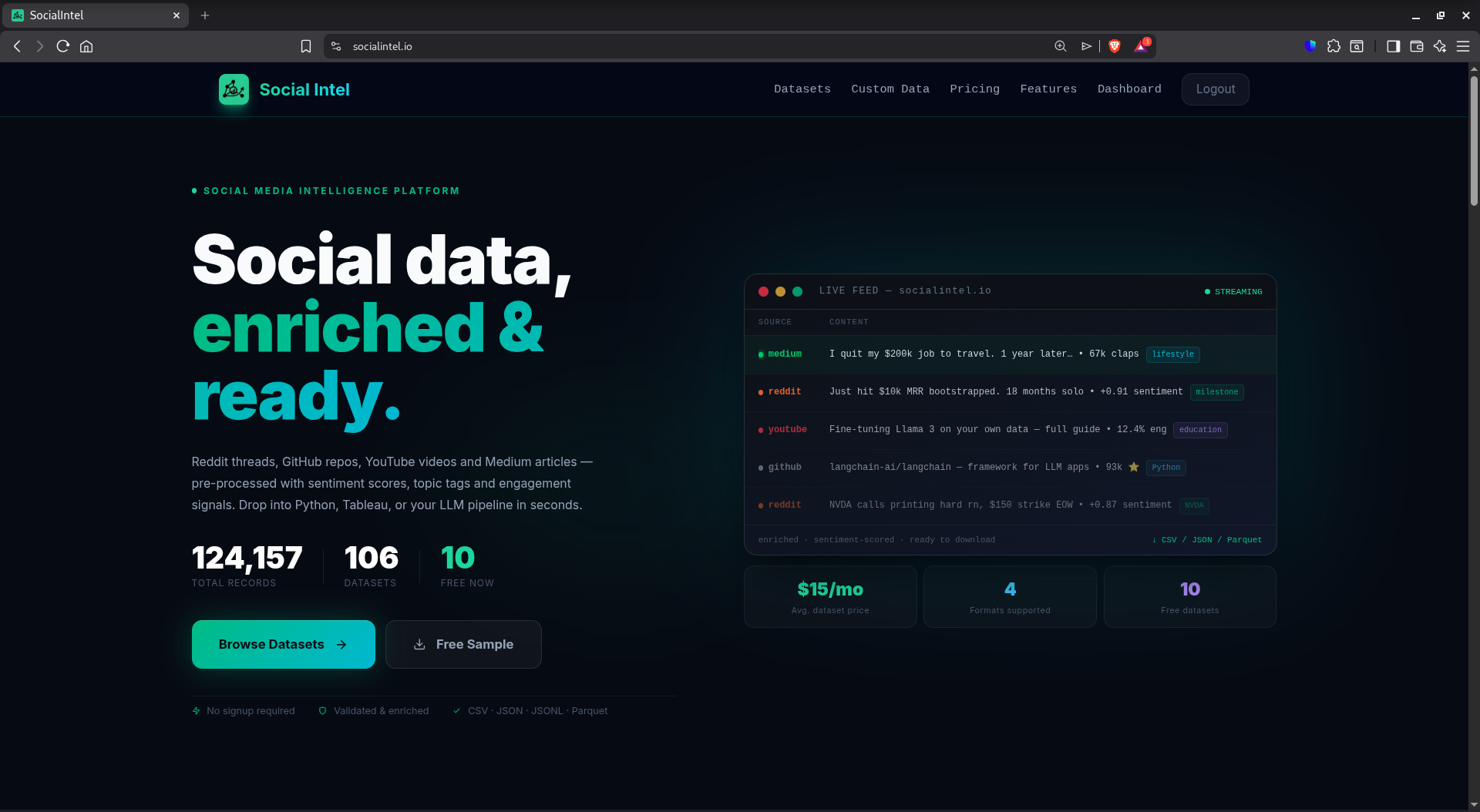 Social Intel gallery image