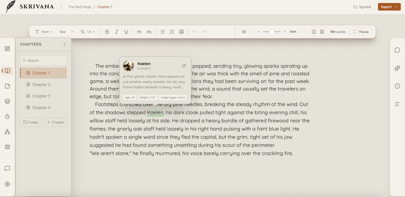 Skrivana screenshot 2