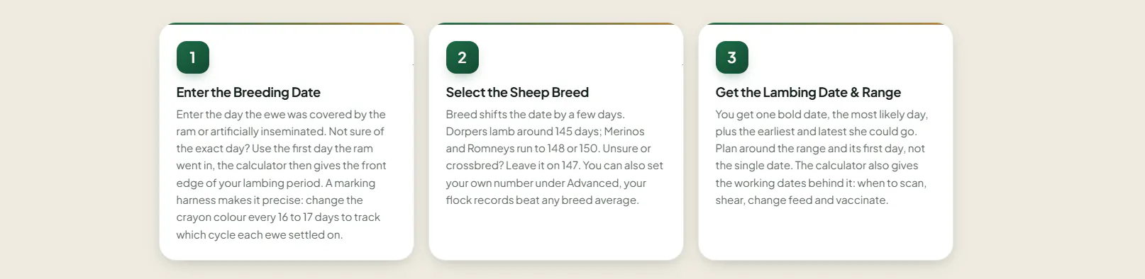 Sheep Gestation Calculator gallery image