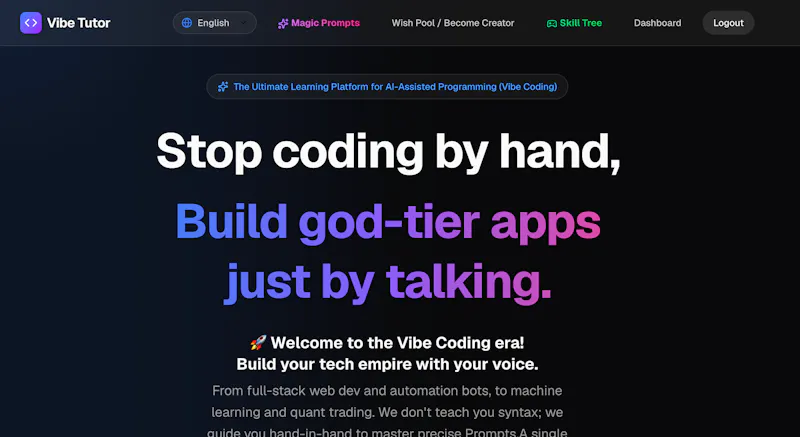 Vibe Tutor screenshot 1