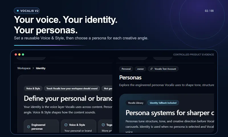 Vocalis V2: Connected Content Workflow screenshot 3